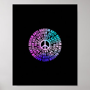 Poster Anti Trump Racisme Fascisme Mensonges Haine Résist