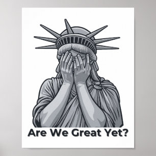 Poster Anti-trump Sommes-nous déjà grands