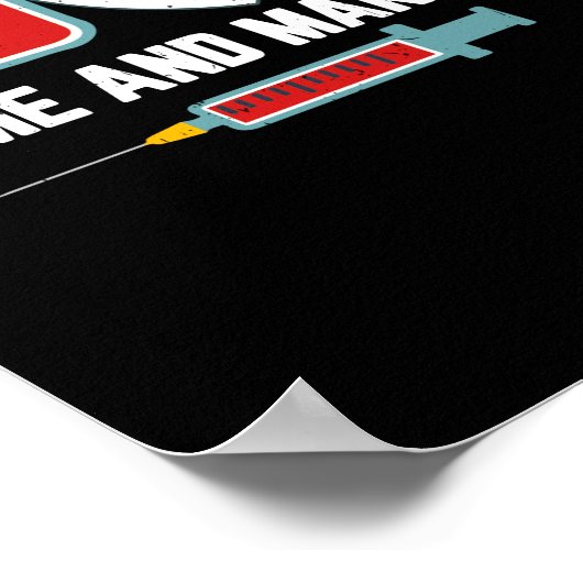 Poster Anti Vaccine Mandate Come And Make Me Forced Vax (Coin)