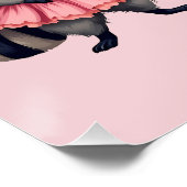 Poster Anti Valentine's Day Funny Raccoon Cute Kawaii (Coin)