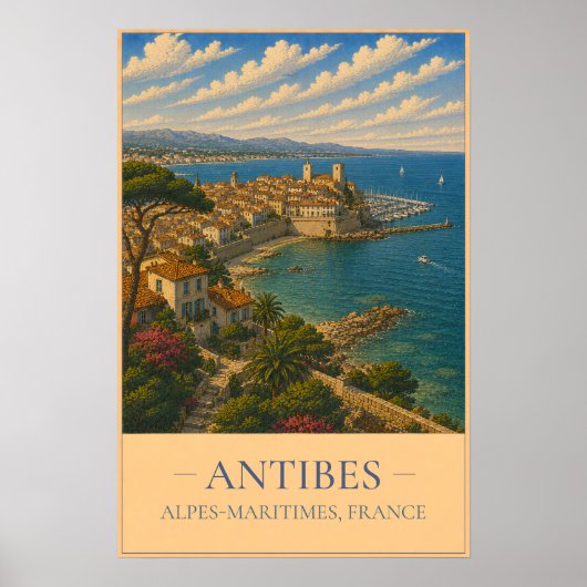 Poster Antibes (Devant)