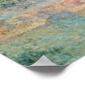 Poster Antibes le matin par Claude Monet (Coin)