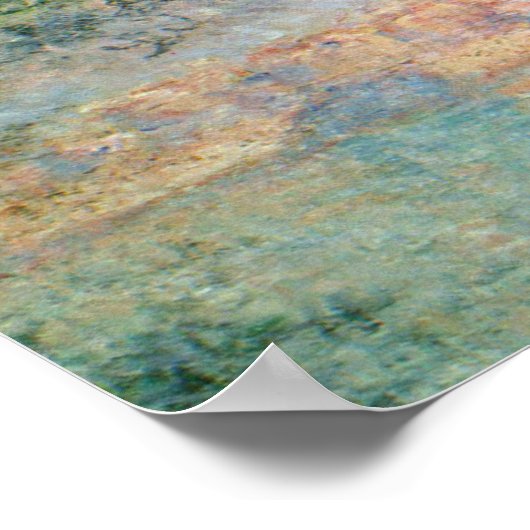 Poster Antibes le matin par Claude Monet (Coin)