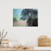 Poster Antibes le matin par Claude Monet (Cuisine)