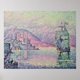 Poster Antibes, Soirée, 1914