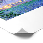 Poster Antibes vue depuis le Salis Gardens Claude Monet (Coin)