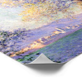 Poster Antibes vue du Salis Garden - Claude Monet (Coin)