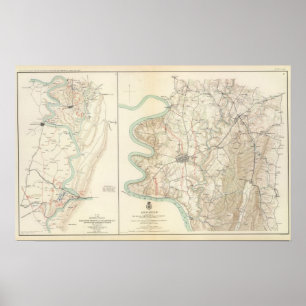 Poster Antietam, le ferry du harpiste, Sharpsburg