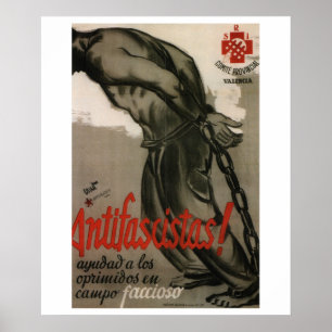 Poster Antifasciste ! Aidez l'affiche oppressed_Propagand