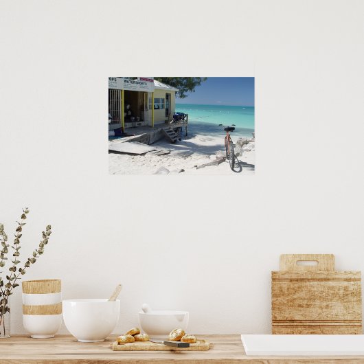 Poster Antigua Vélo avec vue (Cuisine)