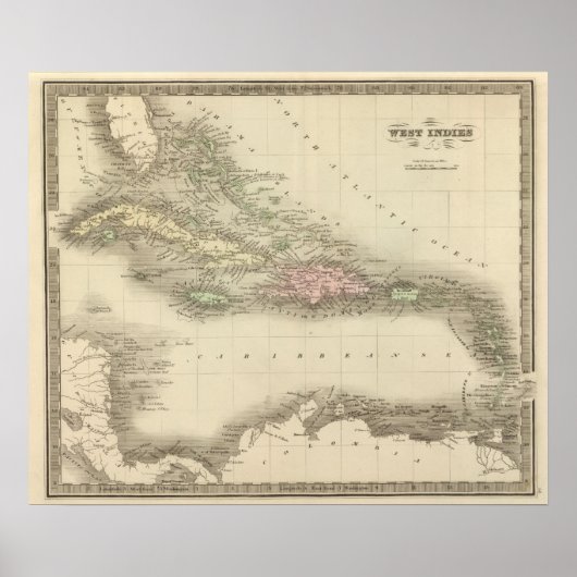 Poster Antilles 13 (Devant)