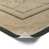 Poster Antique 1799 Map of Silesia & Moravia, Historical  (Coin)