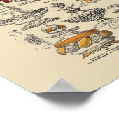 Poster Antique 1828 Conception de bouteilles (Coin)