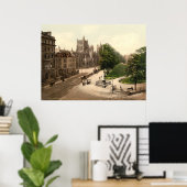 Poster Antique Angleterre, College Green, Bristol Royaume (Bureau à domicile)