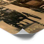 Poster Antique Angleterre, Holborn Viaduc Londres (Coin)