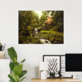 Poster Antique Angleterre Water Mill, Whitby Yorkshire (Bureau à domicile)