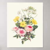 Poster Antique Aquarelle Botanique Imprimer (Devant)