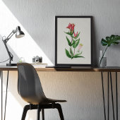 Poster Antique Aquarelle Botanique Imprimer