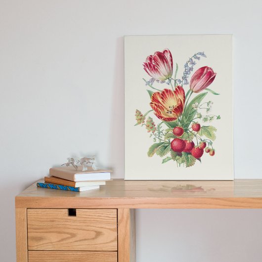 Poster Antique Aquarelle Botanique Imprimer