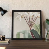 Poster Antique Aquarelle Botanique Imprimer