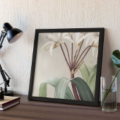 Poster Antique Aquarelle Botanique Imprimer