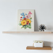 Poster Antique Aquarelle Botanique Imprimer