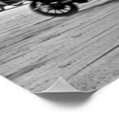 Poster Antique Biplane sur Daytona Beach, Floride, 1911 (Coin)