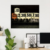 Poster Antique caisse (Bureau à domicile)