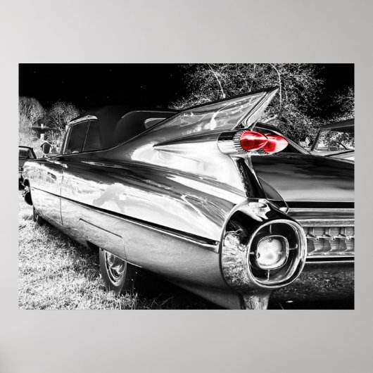 Poster Antique Chrome Car (Devant)