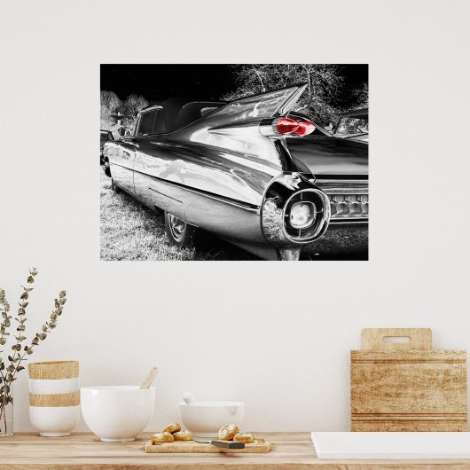 Poster Antique Chrome Car (Cuisine)