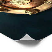 Poster Antique Deep Sea Diving Helmet (Coin)