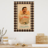 Poster Antique Detroit Baseball (Cuisine)