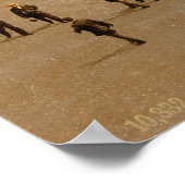 Poster Antique England Aquarium, Brighton Beach Royaume-U (Coin)