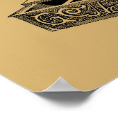 Poster Antique époque victorienne Cash Register Art Check (Coin)