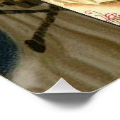 Poster Antique Halloween Jack-o'-lantern Costume Femme (Coin)