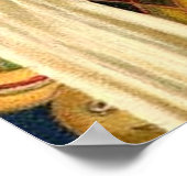 Poster Antique Halloween Jack-o'-lantern Costume Femme (Coin)