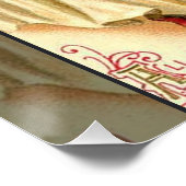 Poster Antique Halloween Jack-o'-lantern Costume Femme (Coin)