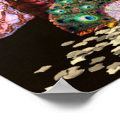 POSTER ANTIQUE ITALIENNE PUPPETS MASQUERADE COSTUME PARTI (Coin)