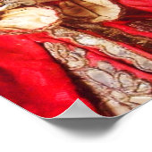 POSTER ANTIQUE ITALIENNE PUPPETS MASQUERADE COSTUME PARTI (Coin)