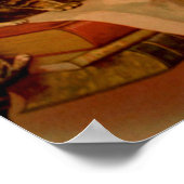 Poster Antique Kittens & Books Kitty School (Coin)