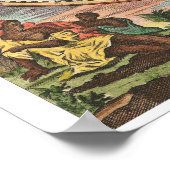 Poster Antique map of the world (Coin)