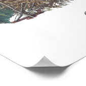 Poster Antique nid d'oiseau #2 Chic Shabby Décor Maison A (Coin)