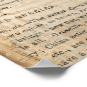 Poster Antique Phonographe Talking Machine Musique Art (Coin)