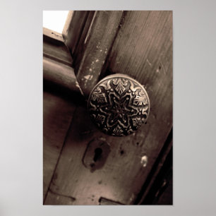 Poster Antique poignée de porte