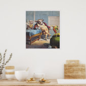 Poster Antique Print Ox Dog and Frog (Cuisine)