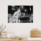 Poster Antique Radio, début des années 1900 (Cuisine)