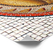 POSTER ANTIQUE ROMAN MOSAICS / LION (Coin)