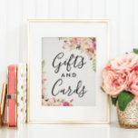 Poster Antique Rose Bridal Shower Toxits and Cards<br><div class="desc">This design feas beautiful rustic antique rose bouquet of soft pink,  peach and blush roses. See the entire collection for more matching items !</div>