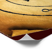 POSTER ANTIQUE TALISMAN / PIRATES CARTE DU TRÉSOR (Coin)