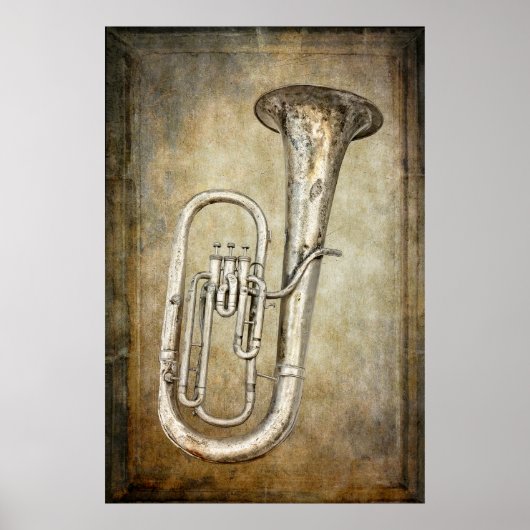 POSTER ANTIQUE TUBA (Devant)
